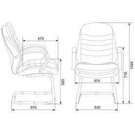 Офисное кресло T-9950AV