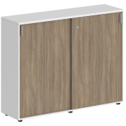 белый / дуб темный