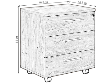 Тумба Torr-Z TMC-3D.1A