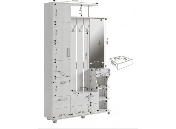 Готовая прихожая Барселона-1