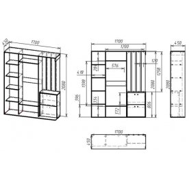 Готовая прихожая Мебелайн-13