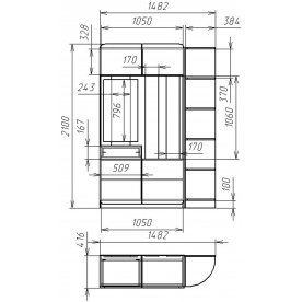 Готовая прихожая Мебелеф – 14