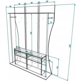 Готовая прихожая Мебелеф-23