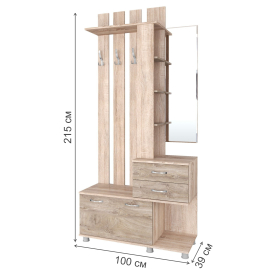 Готовая прихожая Микс Арт