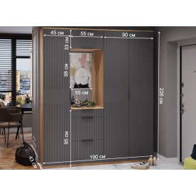 Готовая прихожая Хилтон №1