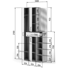 Готовая прихожая Вейт 2
