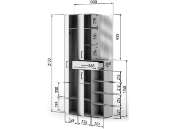 Готовая прихожая Вейт 2