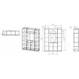 Прихожая Мебелеф 2