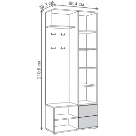 Готовая прихожая Козеф