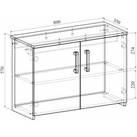 Модульная прихожая Агата комплектация 5