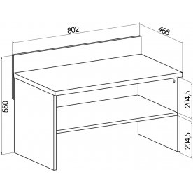 Модульная прихожая Виктория комплектация 1