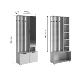 Модульная прихожая Бери К2 комплектация 2