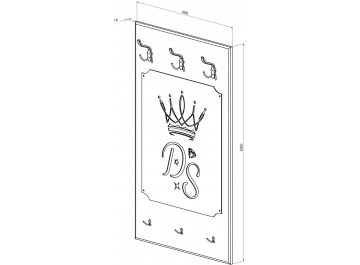 Модульная прихожая Дримстар-001 комплектация 1
