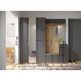 Модульная прихожая Эмилия комплектация 1