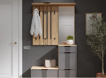 Модульная прихожая Эмилия ЭЛ-004 комплектация 2