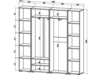 Модульная прихожая Марокко-5