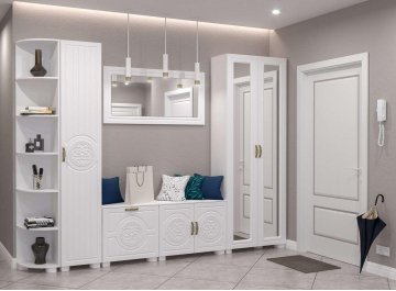 Модульная прихожая Монблан комплектация 2