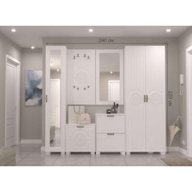 Модульная прихожая Монблан комплектация 3