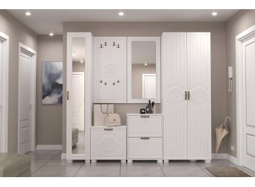 Модульная прихожая Монблан комплектация 3