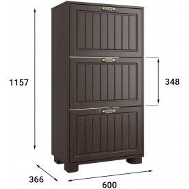 Модульная прихожая Монблан комплектация 3