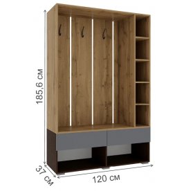 Модульная прихожая Роут комплектация 1