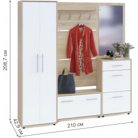 Модульная прихожая ТП-3 + ТП-2 + ПЗ-3 + ВШ-3.1 + ШО-1 (комплектация 9)