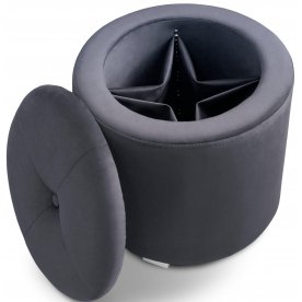 Пуф Круглый с кармашками