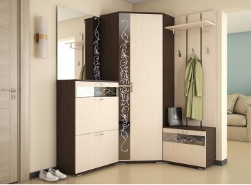 Тумба для обуви Барка ТН-05 венге / дуб молочный