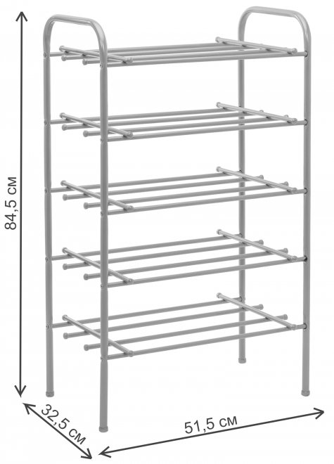 Обувница Leset Комо 5 черная