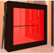 венге / красный глянец