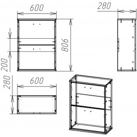 Обувница Мебелеф 9