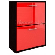 венге / красный глянец