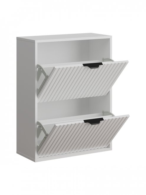 Обувница ridberg lugano 2Я белый / черный