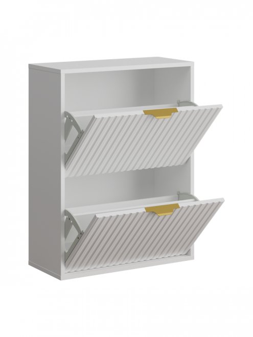 Обувница ridberg lugano 2Я белый / золото