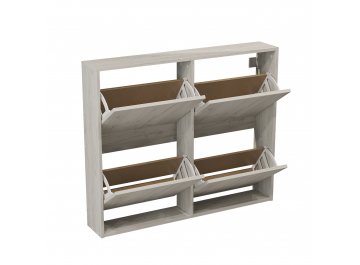 Тумба для обуви Сити лдсп дуб крафт белый