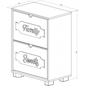 Обувница ДримСтар ДС-22