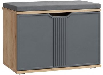 Тумба для обуви Эмилия ЭЛ-4К дуб крафт золотой / графит