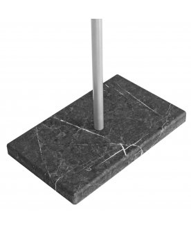 Вешалка для одежды Пико 8 черный / металлик / торос графит софт