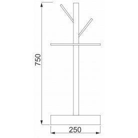 Напольная вешалка Eva