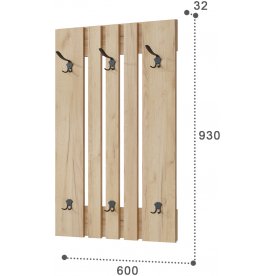 Настенная вешалка Эмилия ЭЛ-6