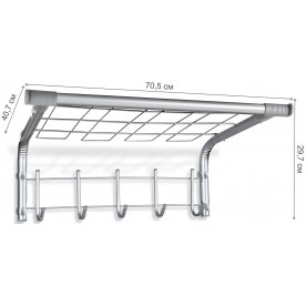 Настенная вешалка SHT-WH7