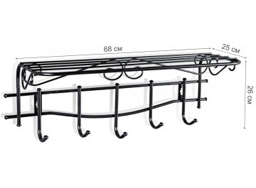 Настенная вешалка Грация 1/5