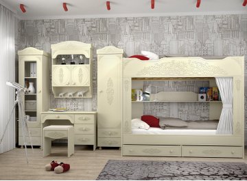 Двухъярусная кровать Ассоль плюс АС-25