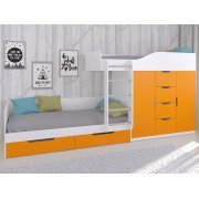 белый / оранжевый