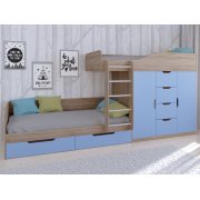 дуб сонома / голубой