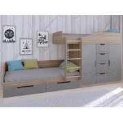 дуб сонома / железный камень