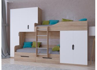Двухъярусная кровать Лео