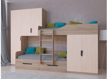 Двухъярусная кровать Лео