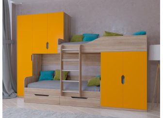 Двухъярусная кровать Лео
