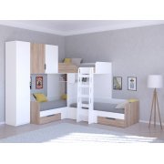 белый / дуб сонома